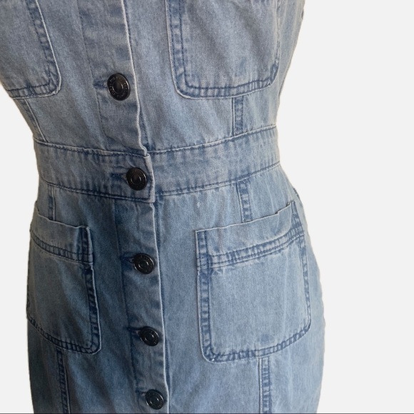 Revolve | Cupcakes and Cashmere Ladonna Dress in Chambray Size 0 - Picture 7 of 13